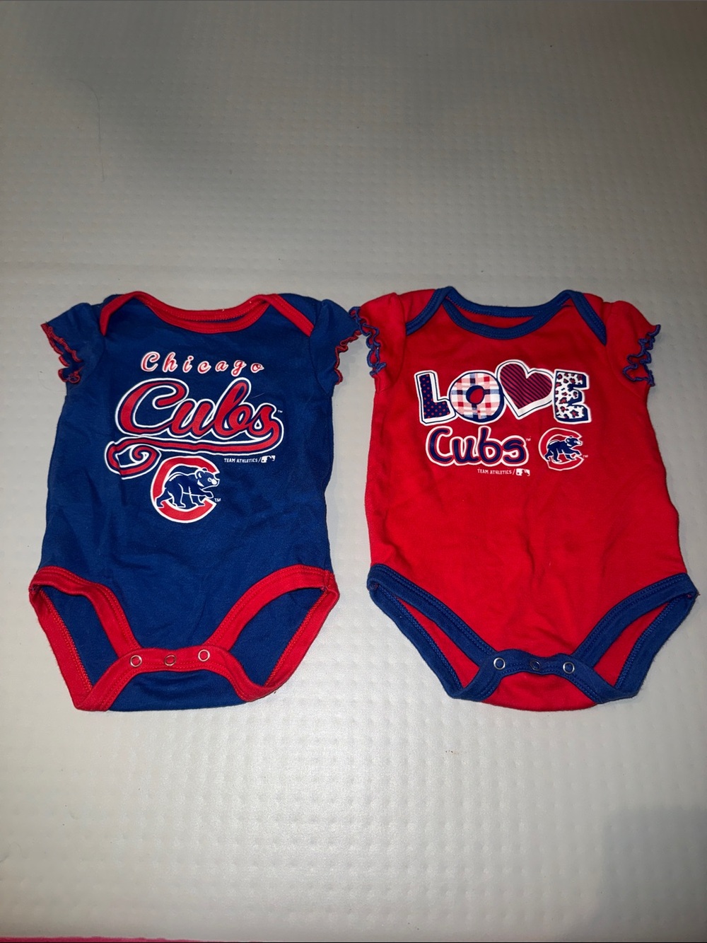 Genuine Merchandise Chicago Cubs Baby Bodysuit Duo - Blue & Red